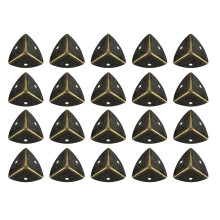20 Sets Table Corner Guards Iron Protective Box Corner Trims