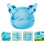 1 Set Child Friendly Design Silicone Plates For Infants 3