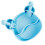 1 Set Child Friendly Design Silicone Plates For Infants 4