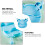 1 Set Child Friendly Design Silicone Plates For Infants 11