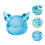 1 Set Child Friendly Design Silicone Plates For Infants 5