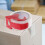 Portable Tape Dispenser Red Plastic 3pack For Moving 4
