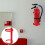 Fire Extinguisher Stand Bracket For Wall Carbon Steel 2pack 4