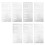 Kid Measuring Growth Chart Stencils 7pcs 12x6in 7