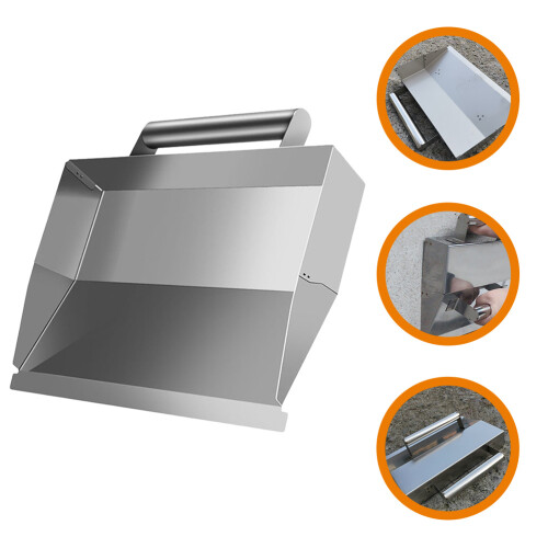 1pack Trowel For Construction 12.7x7.9in Silver 1