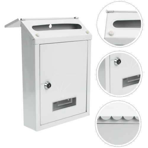 Wall Mailbox Decoration Letter Boxes For Outside Mounted 2