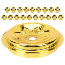 Ghee Lamp Holder Oil Lamp Wick Holder Metal 20pcs
