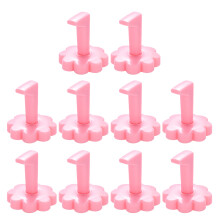 10 Pcs Hand For Nail Practice Manicure Training Holder Salon Supply