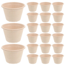 Pulp Cups Khaki 50pcs 2.95x2.95x1.85in