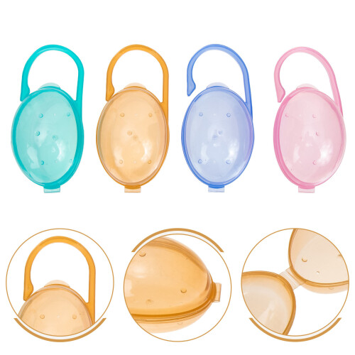 8pcs Pacifier Holder Plastic Assorted Color 2
