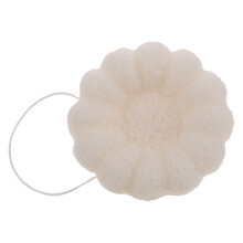 Raindrops Bath Sponge White Fiber 1 Pcs Bathing Supplies