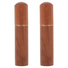 2pcs Wood Match Organizer For Portable And Airtight Storage