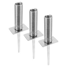 Football Pole Fixing Stake Iron 3pcs For Fan Gear