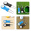 Professional Golf Turf Repair Fork Popup Design For 2pcs 10