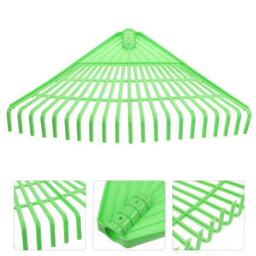 Leaf Rake Leaves Foldable Artificial Grass Heavy Duty Green 2