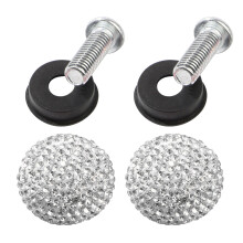 Bolts Nuts And Bolt License Plate White