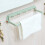 Hanging Door Towel Hanger Storage Rack Green 2pack 4