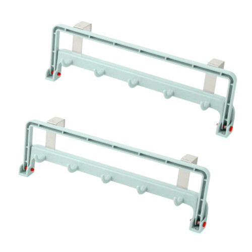 Hanging Door Towel Hanger Storage Rack Green 2pack