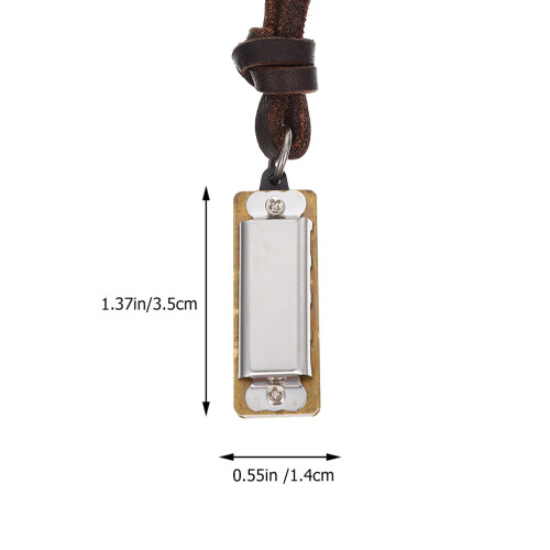 Harmonica Necklace - 2pcs Portable Musical Pendants 2