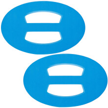 1 Pair Of Swimming Float Blue Eva Swimming Training Paddle