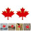 12 Maple Leaf Broche Speld Metalen Kledingbeslag 9