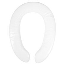 Raindrops Thicken Toilet Seat Cover Pads White Pu 1pack
