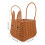 Gathering Basket Handwoven Storage Pp Light Brown 1pack 2