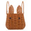 Gathering Basket Handwoven Storage Pp Light Brown 1pack 1
