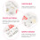 100 Pcs Fried Chicken Container Foldable Simple Compartment 11