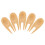 Raindrops 5pcs Golf Accessories Bamboo Divot Tool For Fairway Repairs 1