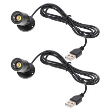2 Pcs Mini Cabinet Spot Lights Puck Jewelry Counter Spotlight Led For