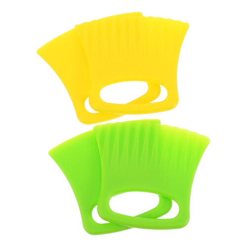 Vegetable Cutting Tool Plastic Fruit Assorted Color 4pcs