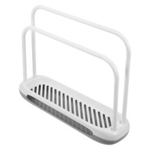 Towel Storage Rack U Shape Bar White 1pcs 9.9x7.7x2.8in