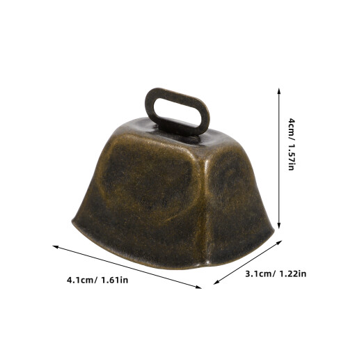 4Pièces Cloches Fer Mini Son Unique Compact Pour Décor Ferme Animaux 1
