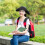 Adult Sun Hat Large Brim Black Polyester 1pcs 3