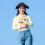 Adult Sun Hat Large Brim Black Polyester 1pcs 4