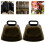4Pièces Cloches Fer Mini Son Unique Compact Pour Décor Ferme Animaux 11