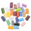 Yarn Packs Assorted Color 30 Rolls 2.4x1.6in Polyester 1