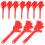 10Pcs Colored Hand Clappers ABS Cheer Props for Parties 11