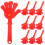 10Pcs Colored Hand Clappers ABS Cheer Props for Parties 1