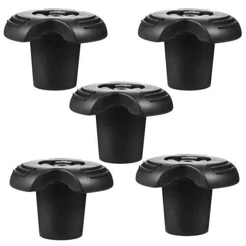 5 Pcs Trekking Pole Protector Travel Hiking Stick Tips Replacement