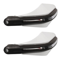 Dirt Bike Handguards White Pp Material 1 Pair 9.4x7.9x3.9in