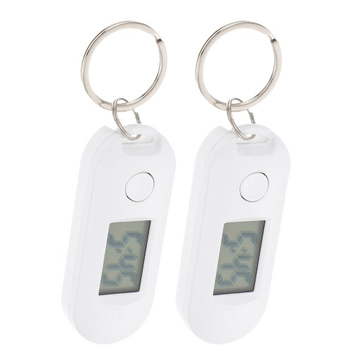 2pcs Digital Watches White Plastic For All Ages School Use