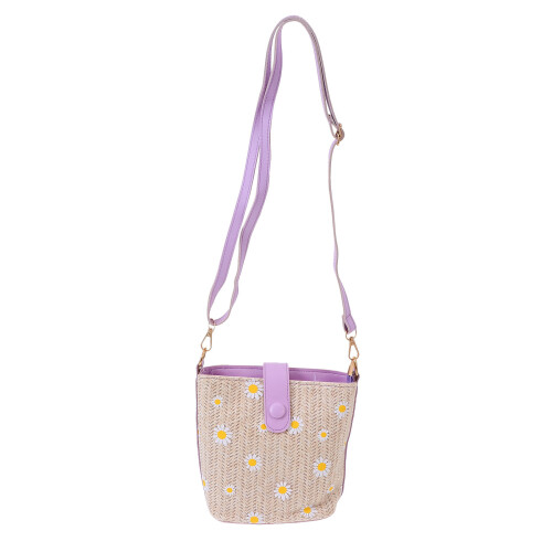 1St Stijlvolle Paars PU Dames Schoudertas Shopping 1