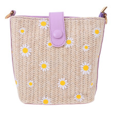 1St Stijlvolle Paars PU Dames Schoudertas Shopping