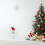 Plush Star Treetop Christmas Tree Topper White Plastic 1set 6
