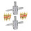 Raindrops  2 Sets Maintenance Tool Valve Core Rotary Display Rack Tire 9