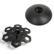 Worgeous Rubber Replacement Tips Stick Cover Black Plastic