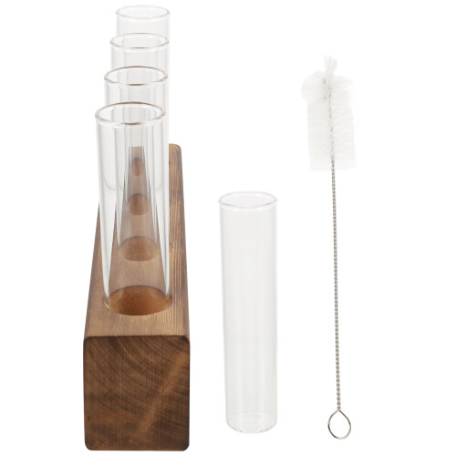Hydroponic Glass Vase Plant Root Observation Growth 1
