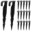 Garden Hose Stakes Black Pe 50pcs 7